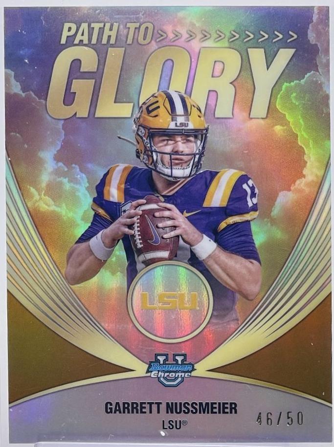 Garrett Nussmeier [Gold Refractor] #PG-2