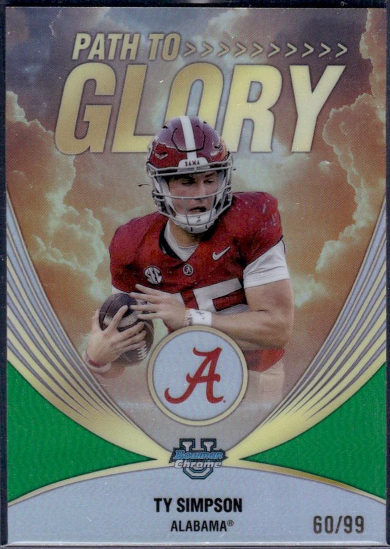 Ty Simpson [Green Refractor] #PG-17