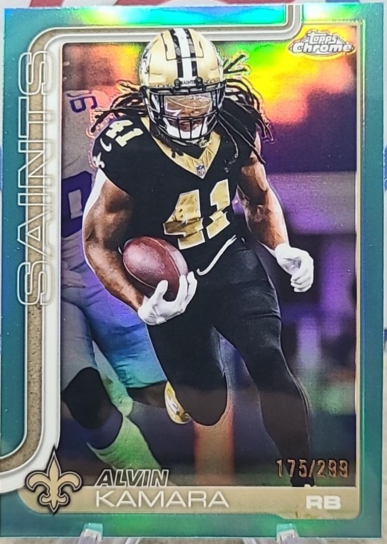 Alvin Kamara [Teal Refractor] #215