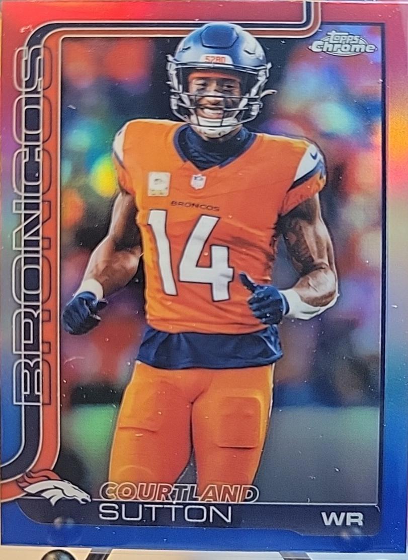 Courtland Sutton [Red White Blue Refractor] #86