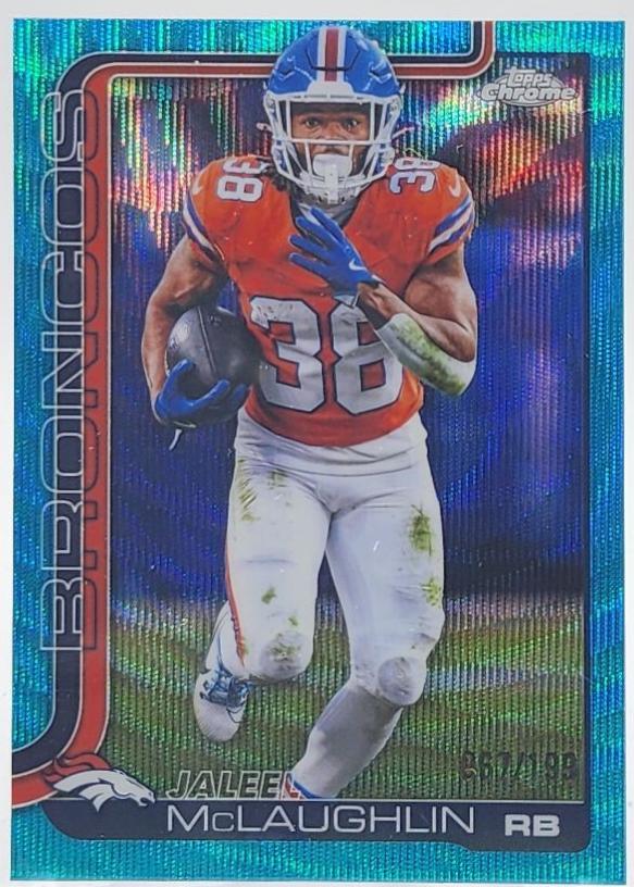 Jaleel McLaughlin [Aqua Wave Refractor] #90