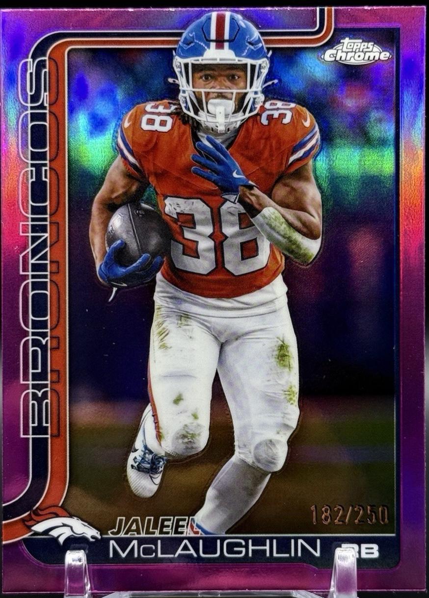 Jaleel McLaughlin [Pink Refractor] #90