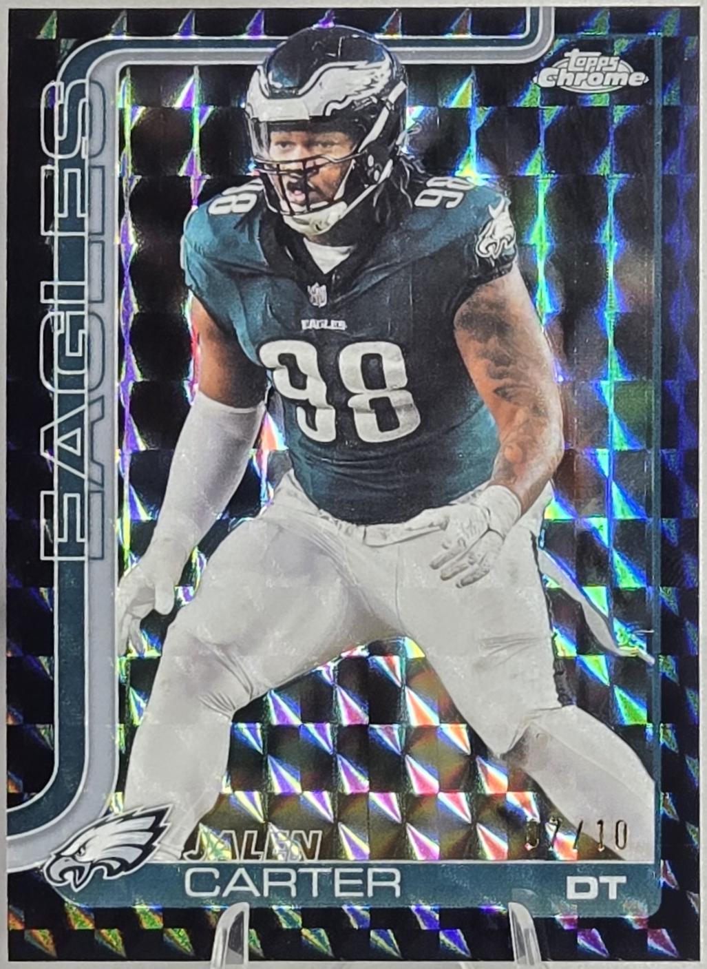Jalen Carter [Black Geometric Refractor] #250