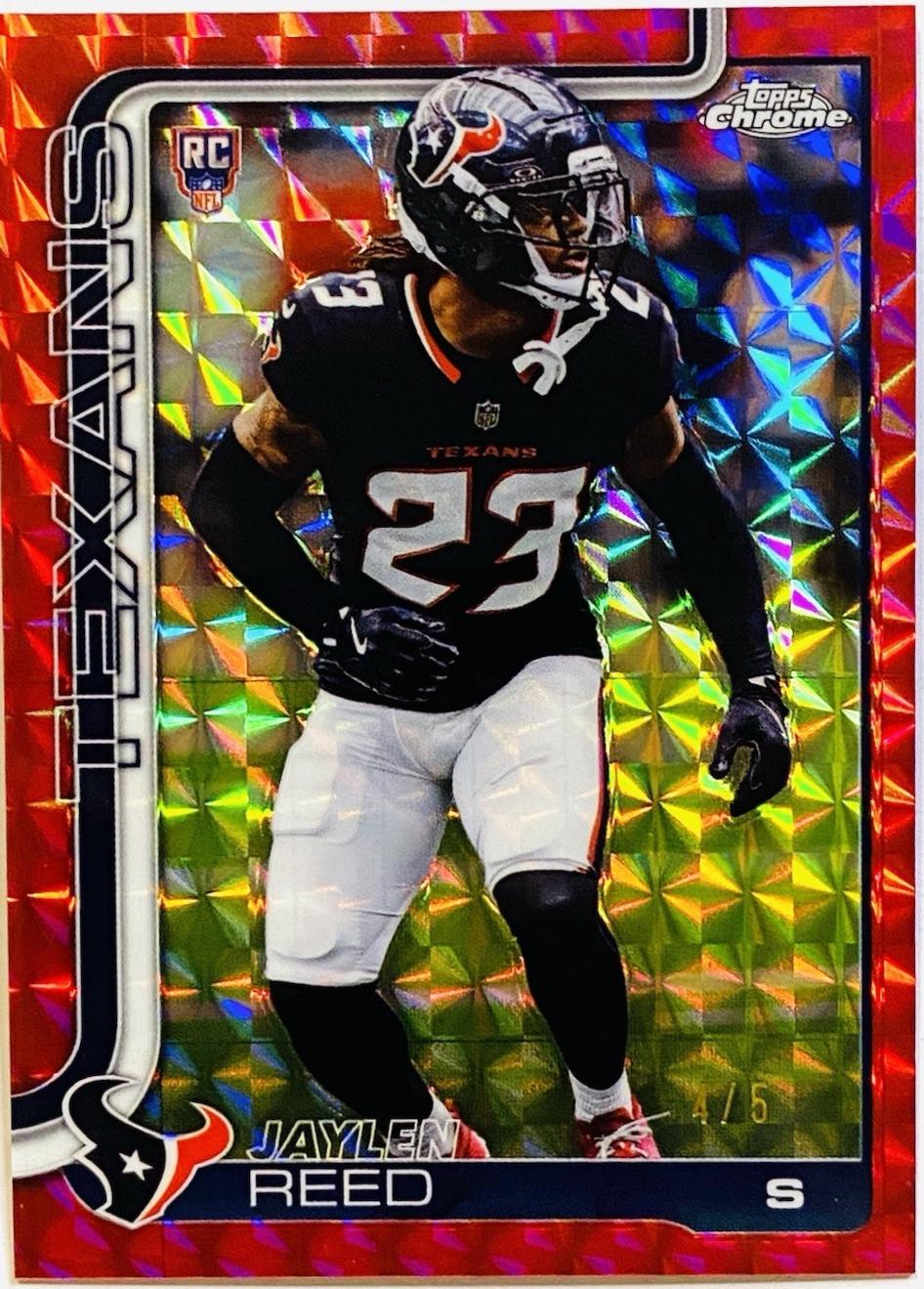 Jaylen Reed [Red Geometric Refractor] #374