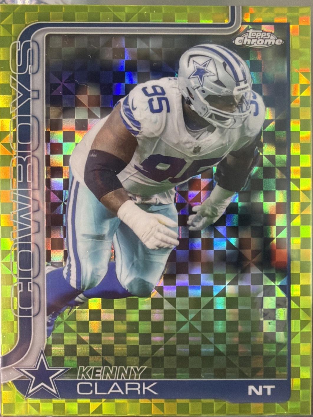 Kenny Clark [X-Fractor Green] #73