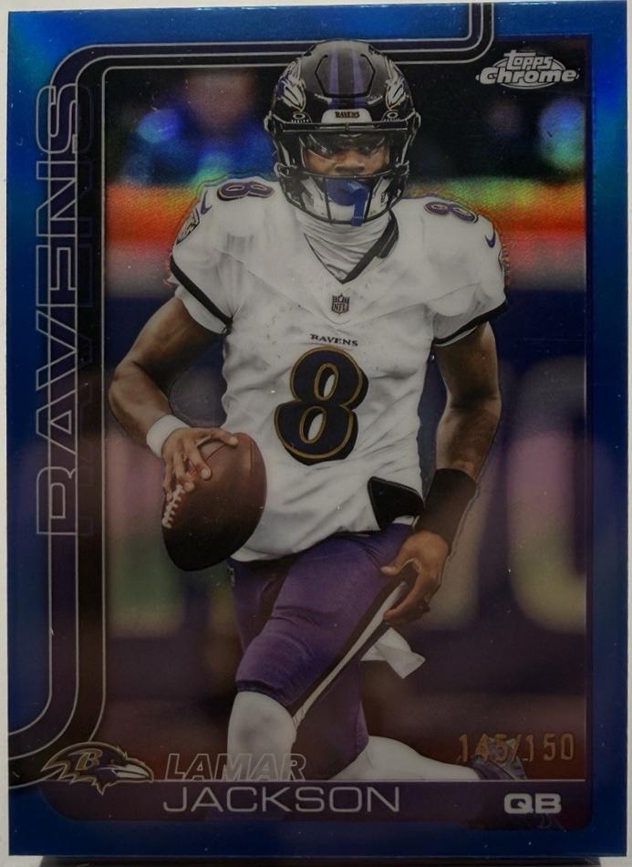 Lamar Jackson [Leather Blue] #24