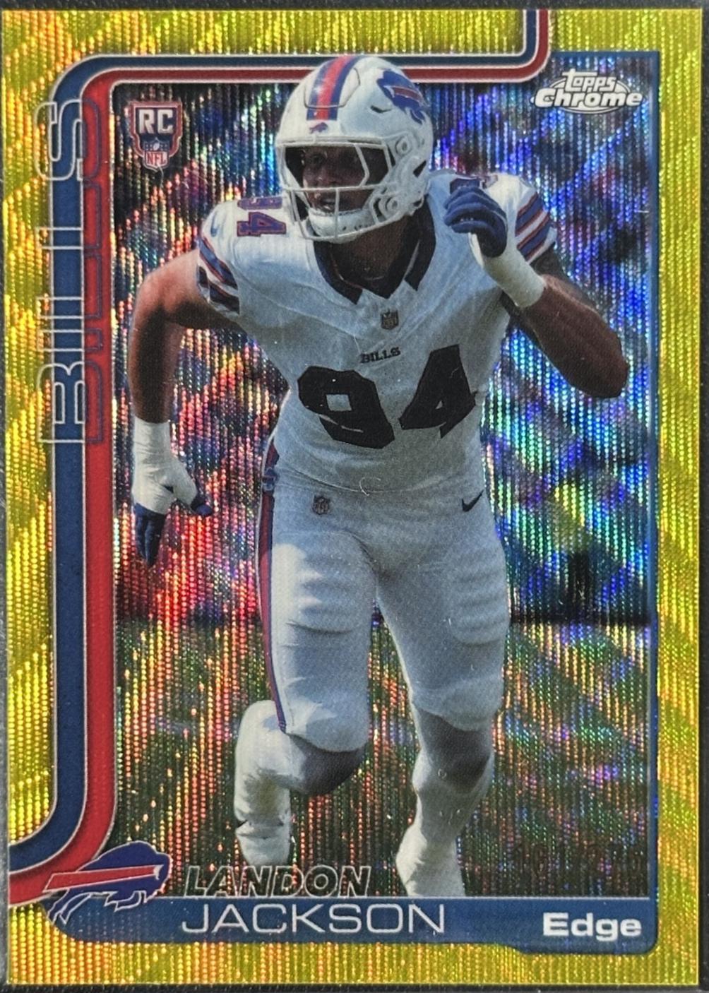 Landon Jackson [Yellow Wave Refractor] #358