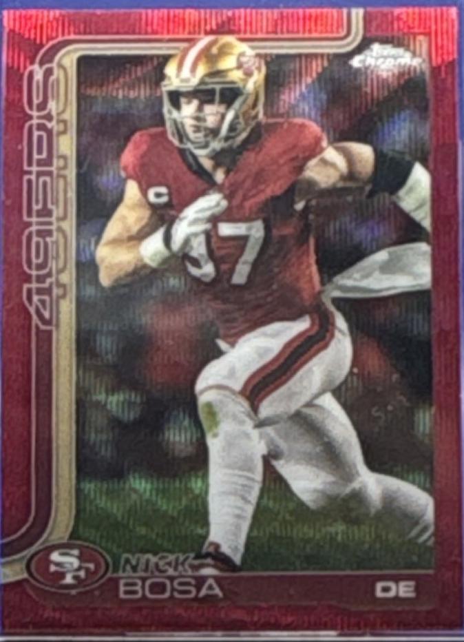 Nick Bosa [Red Wave Refractor] #264