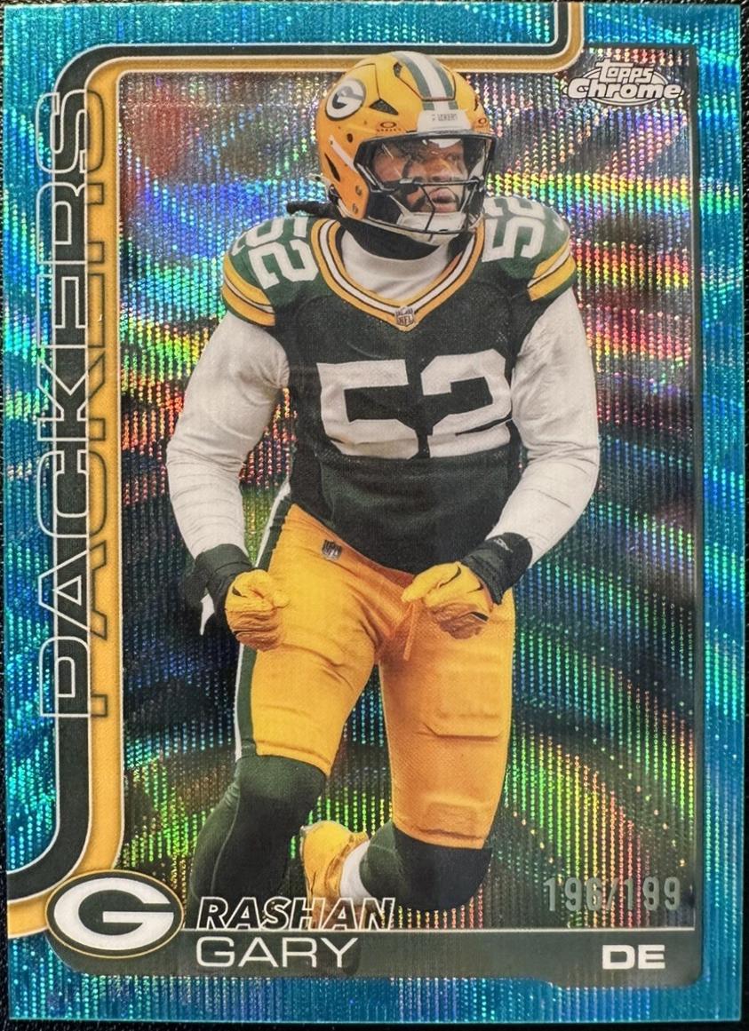 Rashan Gary [Aqua Wave Refractor] #111