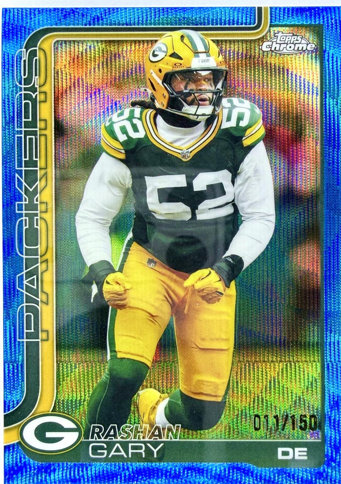 Rashan Gary [Blue Wave Refractor] #111