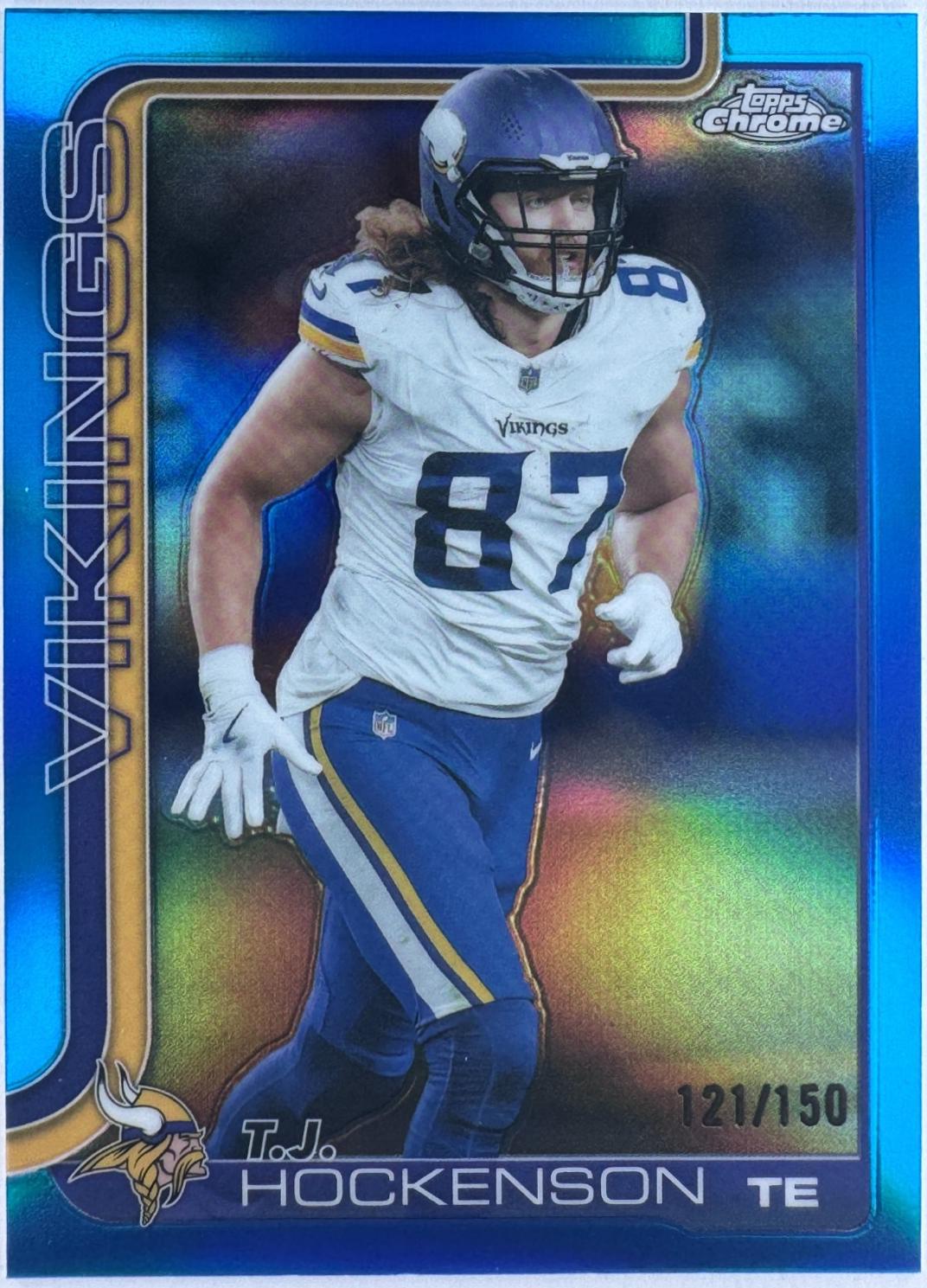 T.J. Hockenson [Blue Refractor] #200