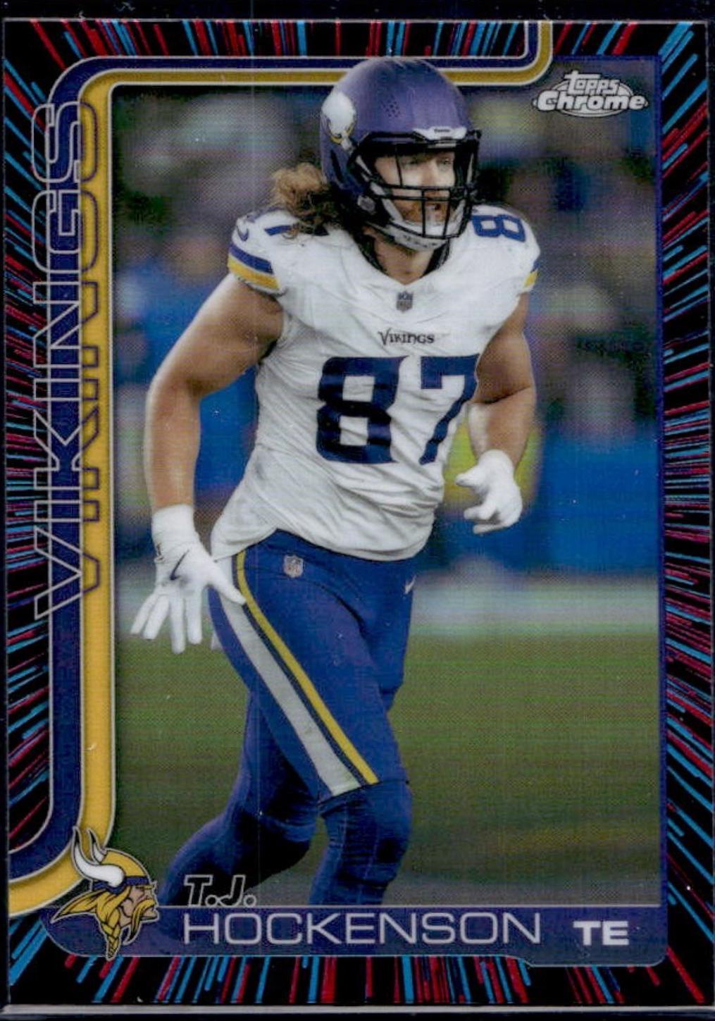 T.J. Hockenson [Neon Pulse Refractor] #200