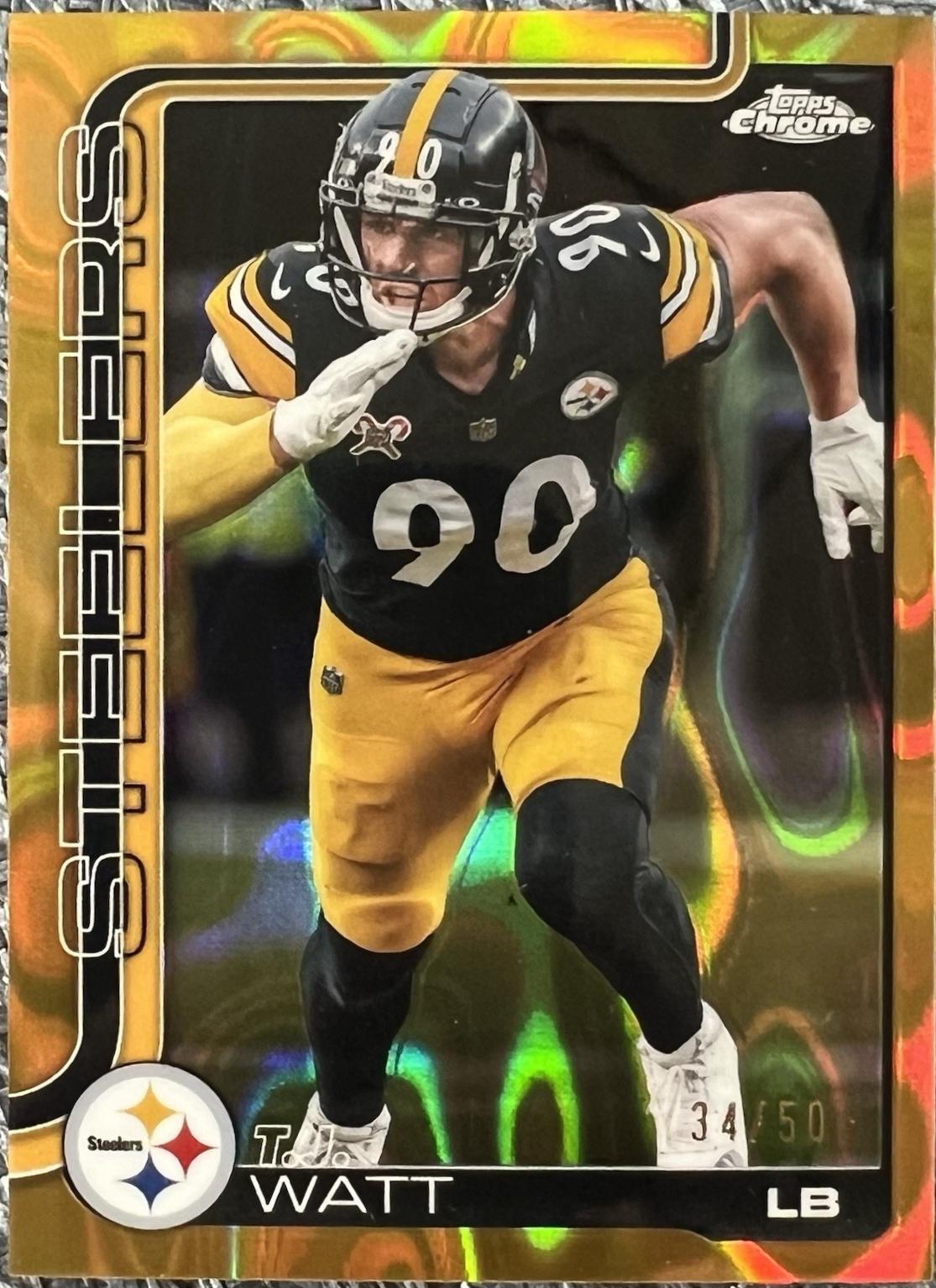 T.J. Watt [Gold Refractor] #258