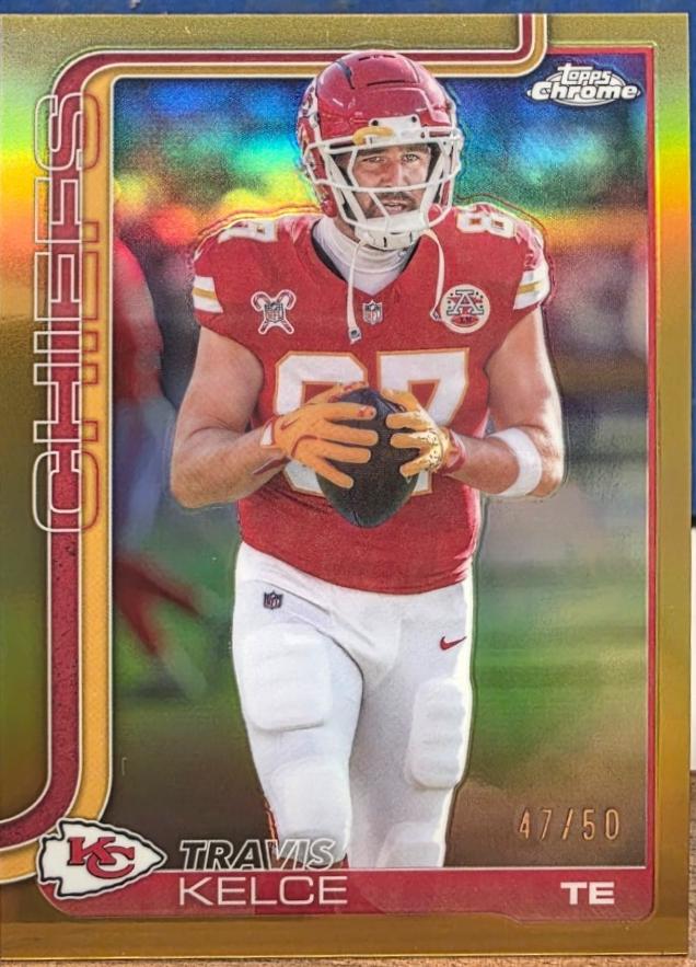 Travis Kelce [Gold Refractor] #150