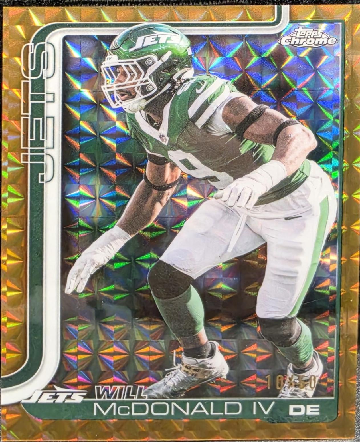 Will McDonald IV [Gold Geometric Refractor] #241