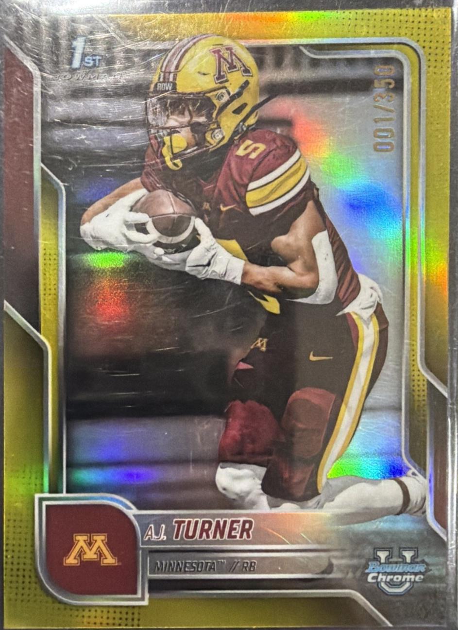 A.J. Turner [Yellow Refractor] #52
