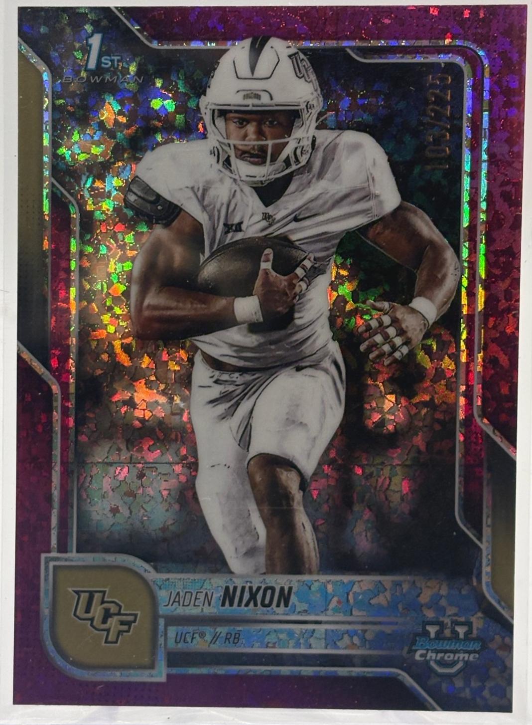 Jaden Nixon [Fuchsia Mini-Diamond Refractor] #113
