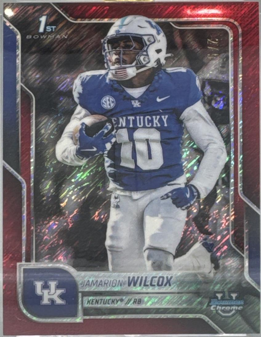 Jamarion Wilcox [Red Shimmer Refractor] #130
