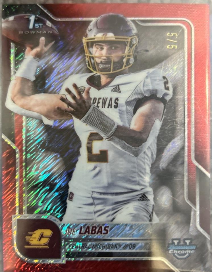 Joe Labas [Red Shimmer Refractor] #22