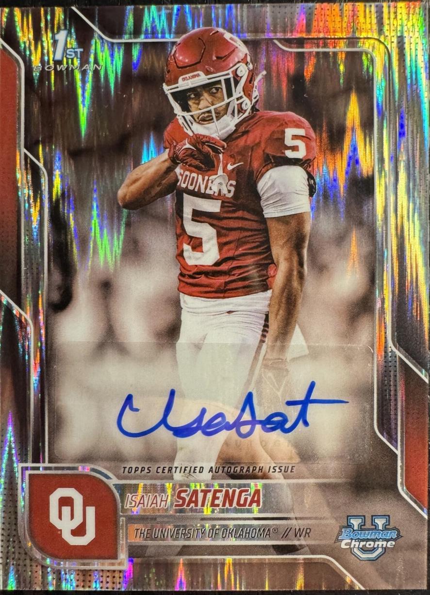 Isaiah Sategna [Stealth Refractor] #BCA-IS