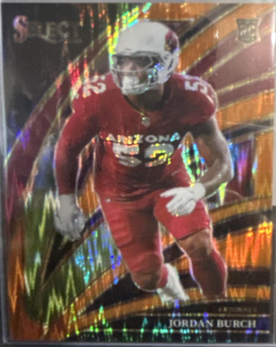 Jordan Burch [Orange Prizm Shock] #223