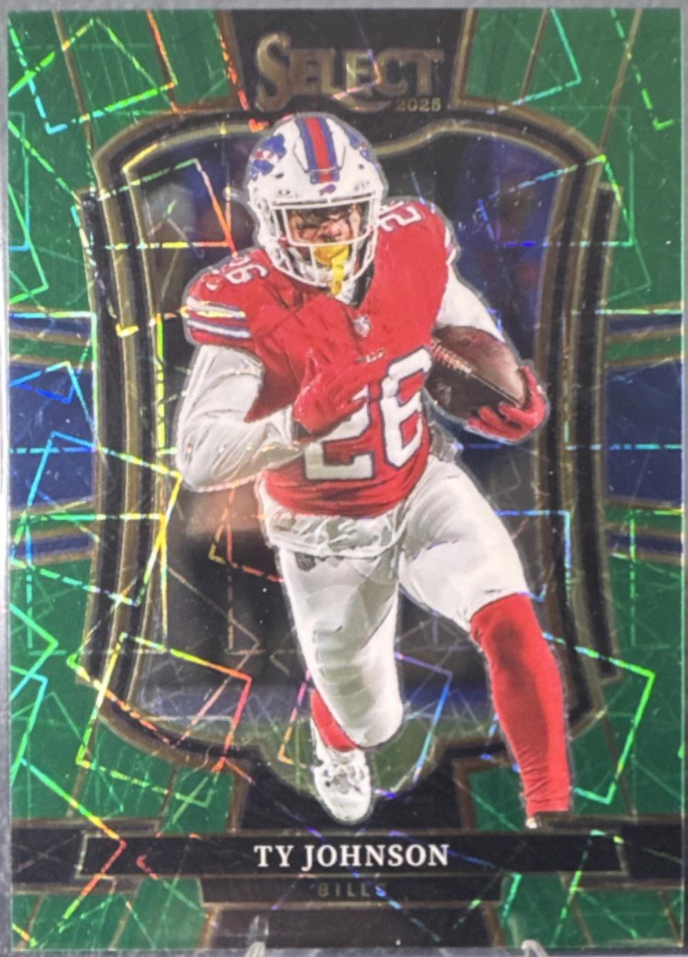 Ty Johnson [Green Prizm] #186
