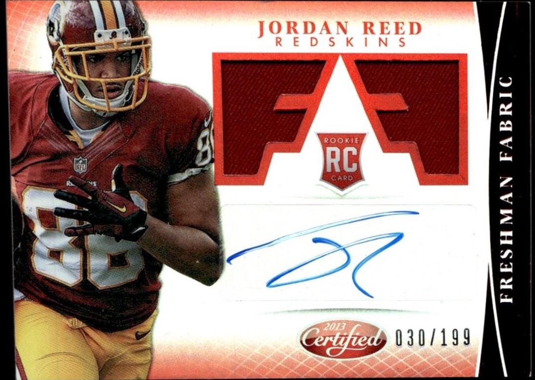Jordan Reed [Mirror Red Autograph] #314