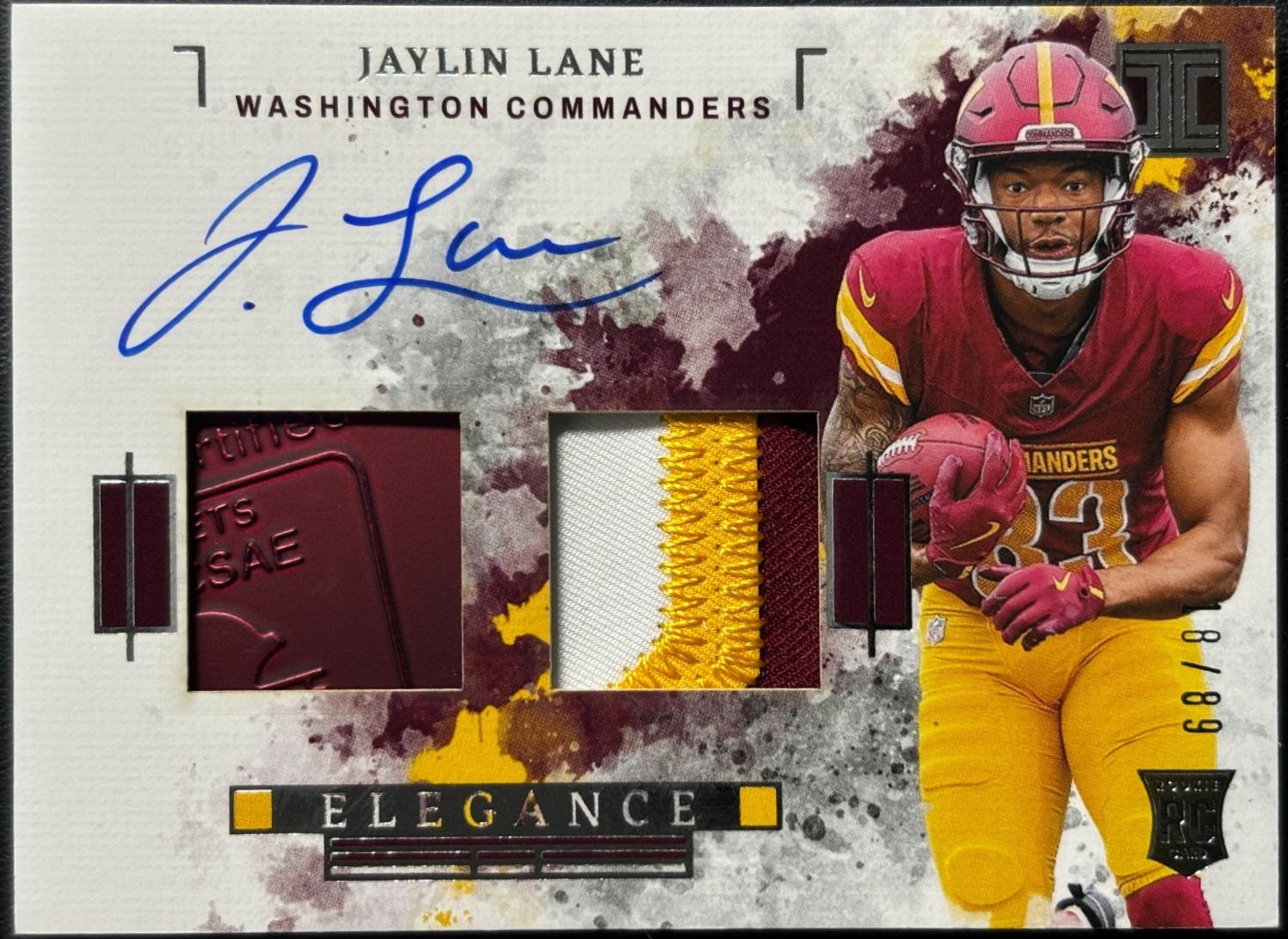 Jaylin Lane [Dual Patch Autograph] #ELE-JLE