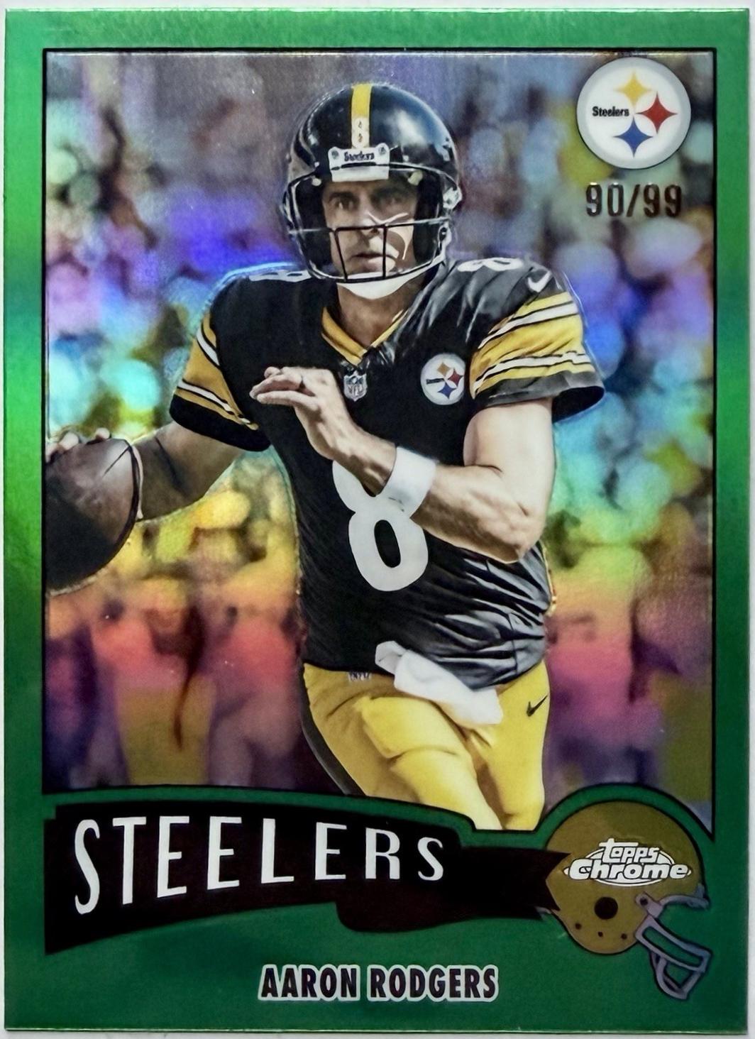 Aaron Rodgers [Green Refractor] #1975-28