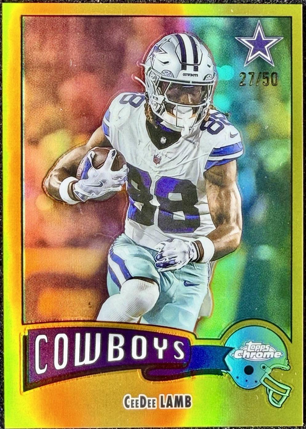 CeeDee Lamb [Gold Refractor] #1975-9