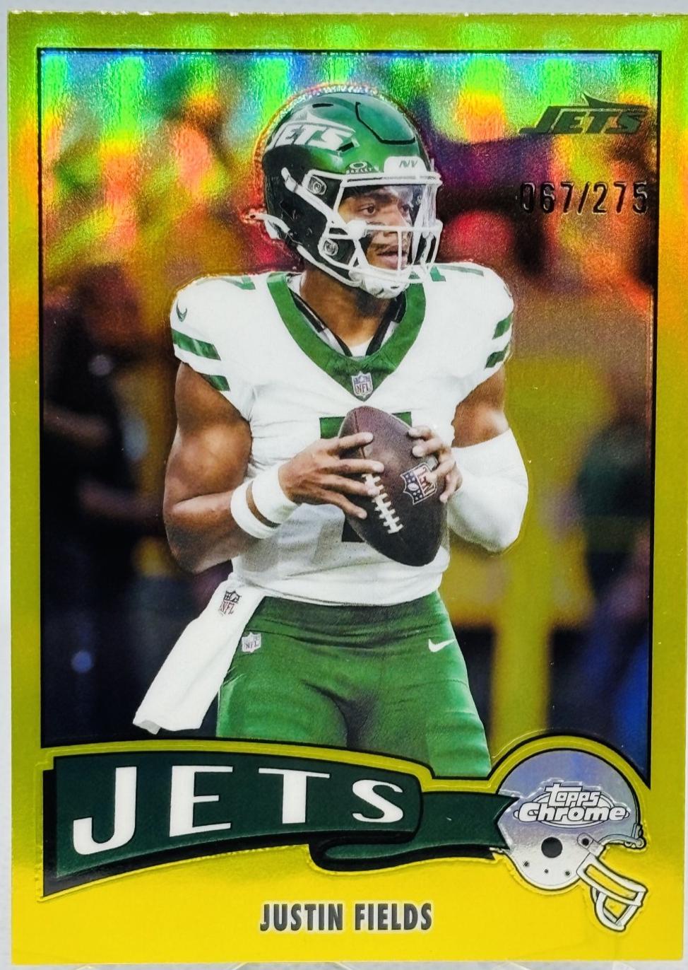 Justin Fields [Yellow Refractor] #1975-26