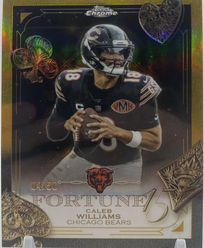 Caleb Williams [Gold Refractor] #F15-16