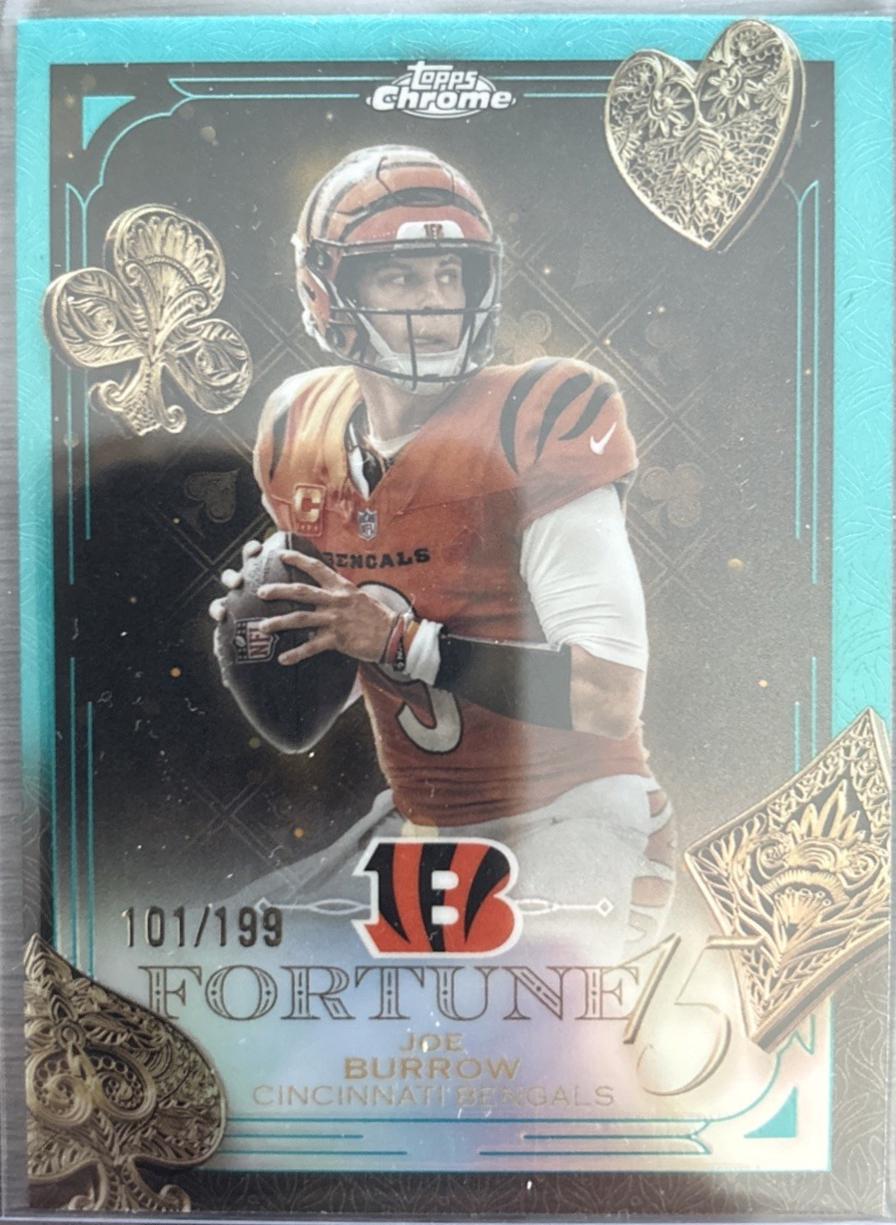 Joe Burrow [Aqua Refractor] #F15-5