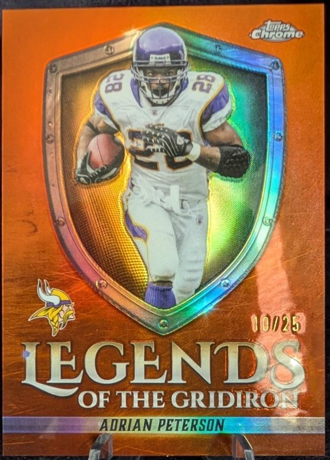 Adrian Peterson [Orange Refractor] #LOG-15