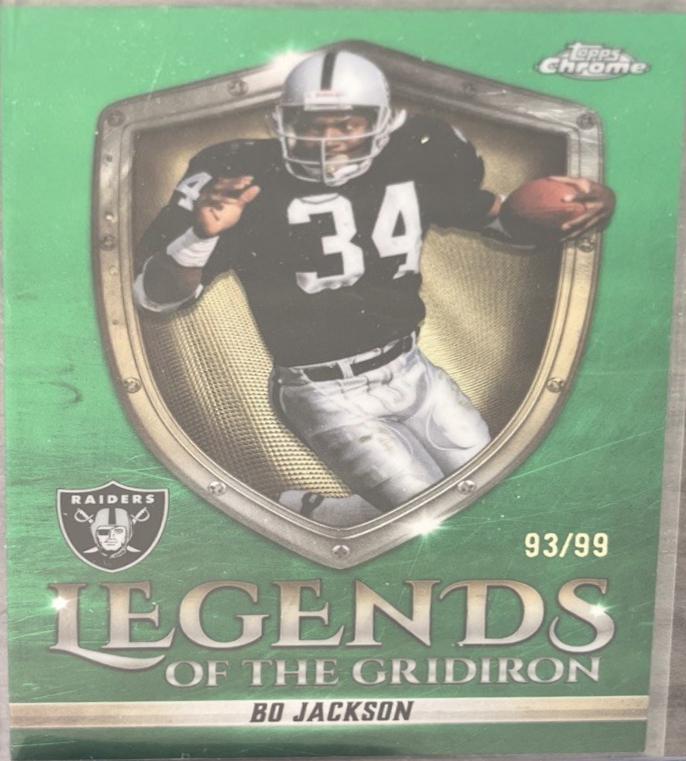 Bo Jackson [Green Refractor] #LOG-17
