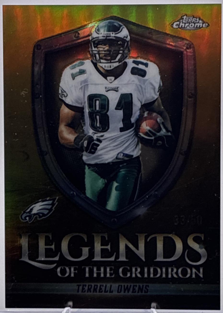 Terrell Owens [Gold Refractor] #LOG-20