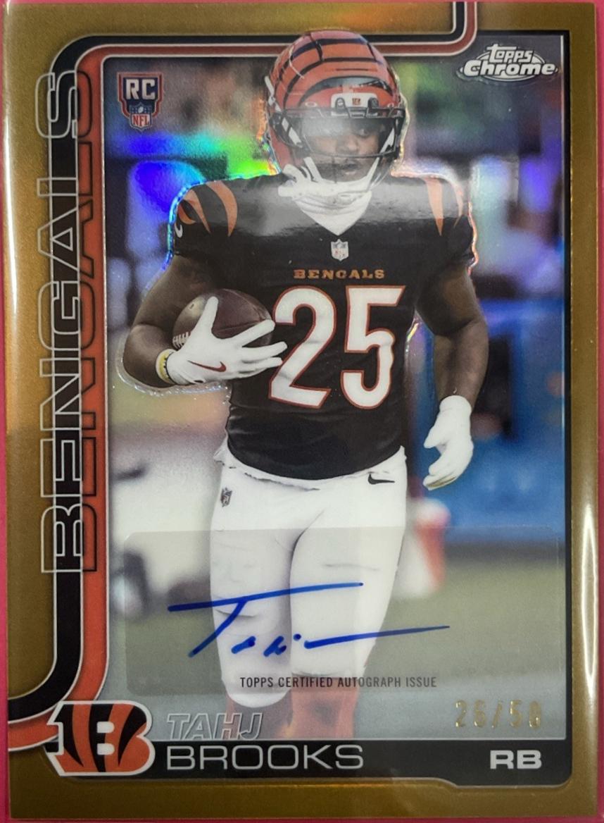 Tahj Brooks [Gold Refractor] #RRA-TB