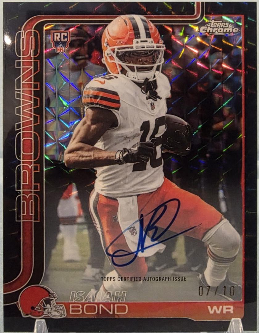 Isaiah Bond [Black Geometric Refractor] #RA-IBO