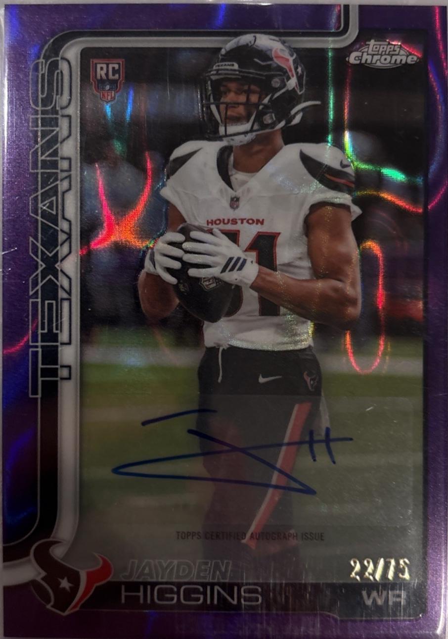 Jayden Higgins [Purple Refractor] #RA-JHI