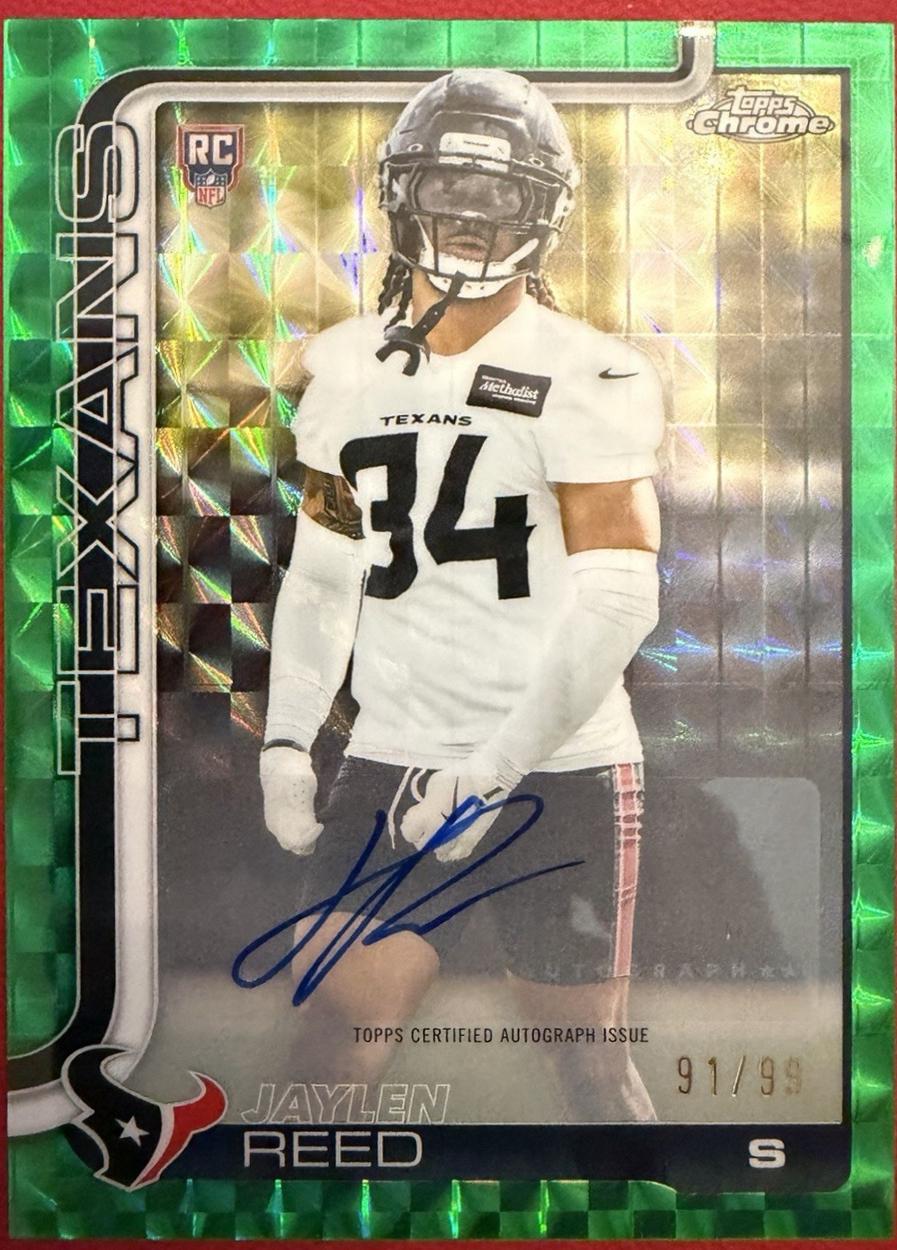 Jaylen Reed [Green Geometric Refractor] #RA-JR