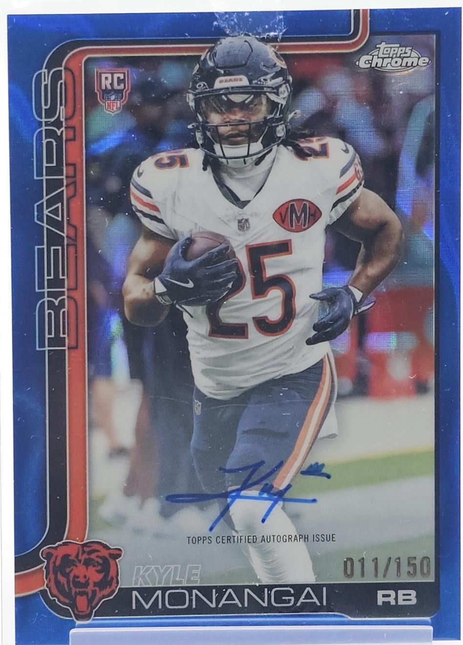 Kyle Monangai [Blue Lava Refractor] #RA-KYM
