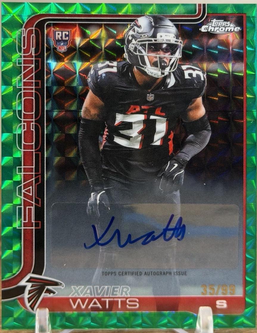 Xavier Watts [Green Geometric Refractor] #RA-XW