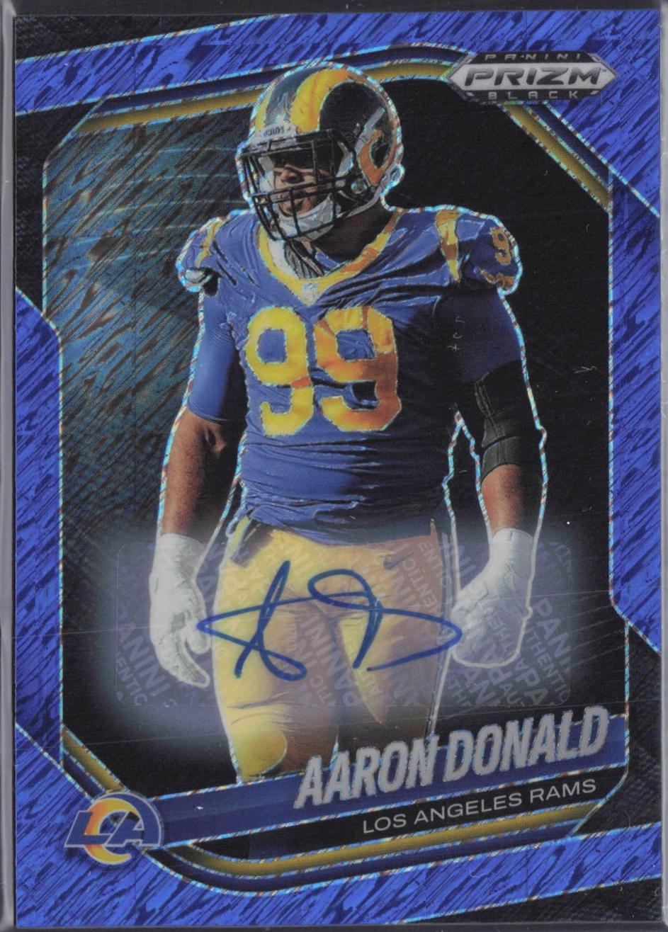 Aaron Donald [Autograph Blue Shimmer] #78