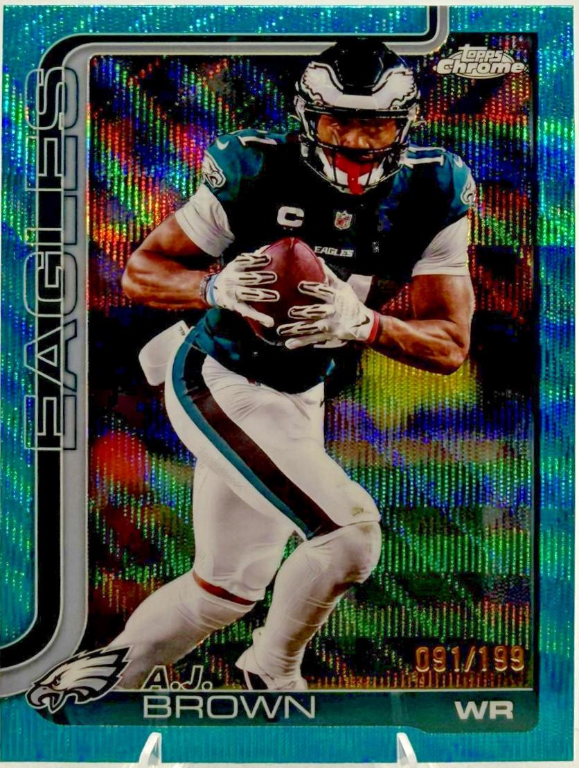 A.J. Brown [Aqua Wave Refractor] #243
