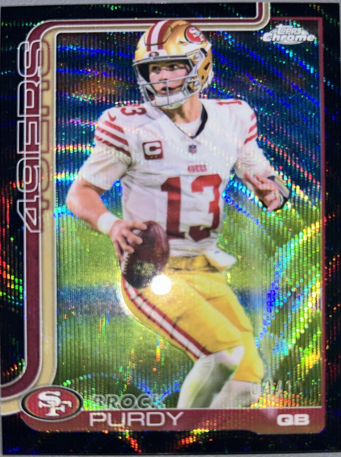 Brock Purdy [Black Wave Refractor] #262