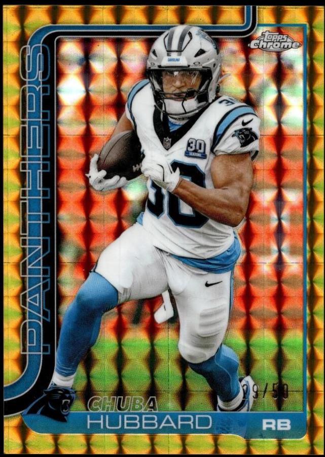 Chuba Hubbard [Gold Geometric Refractor] #42
