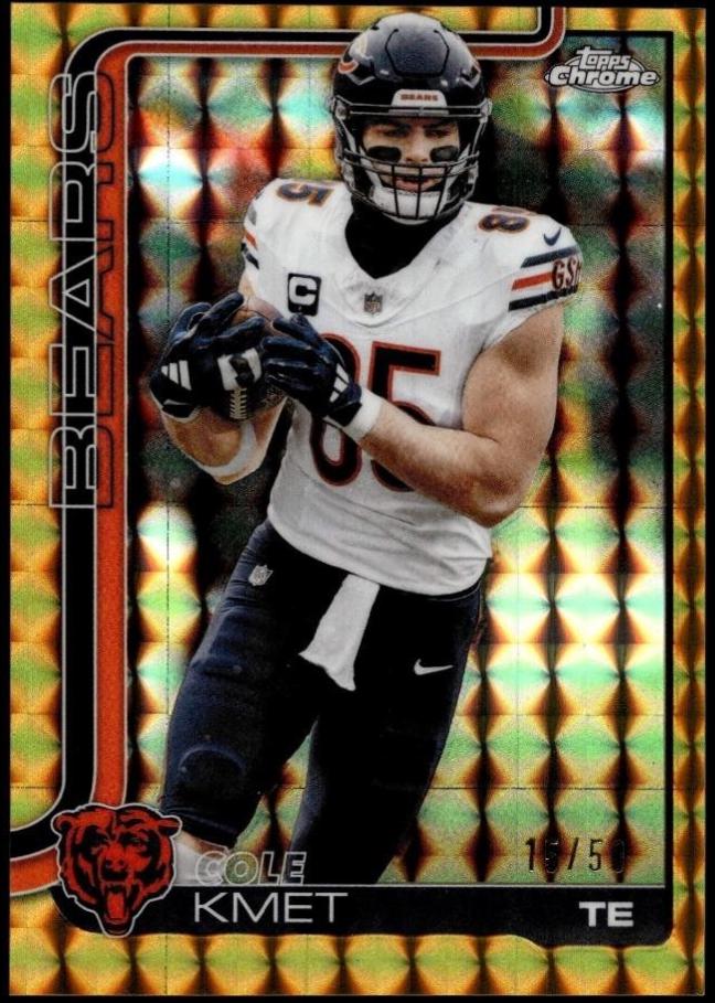 Cole Kmet [Gold Geometric Refractor] #51