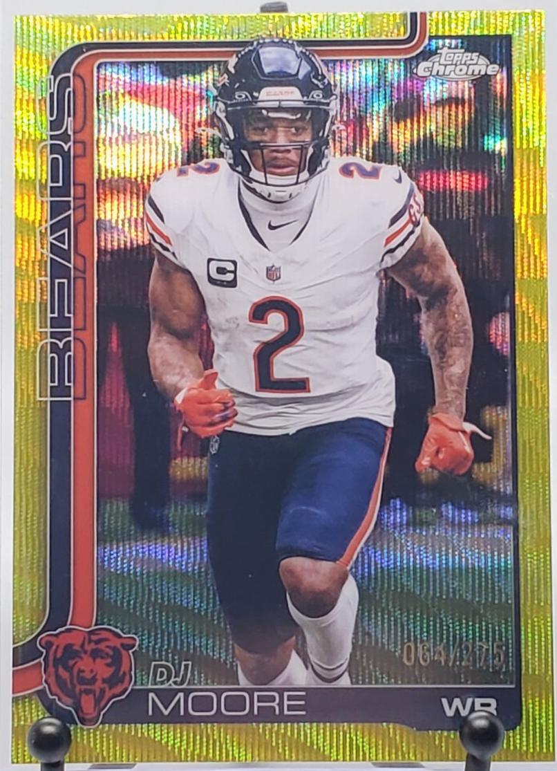 DJ Moore [Yellow Wave Refractor] #48