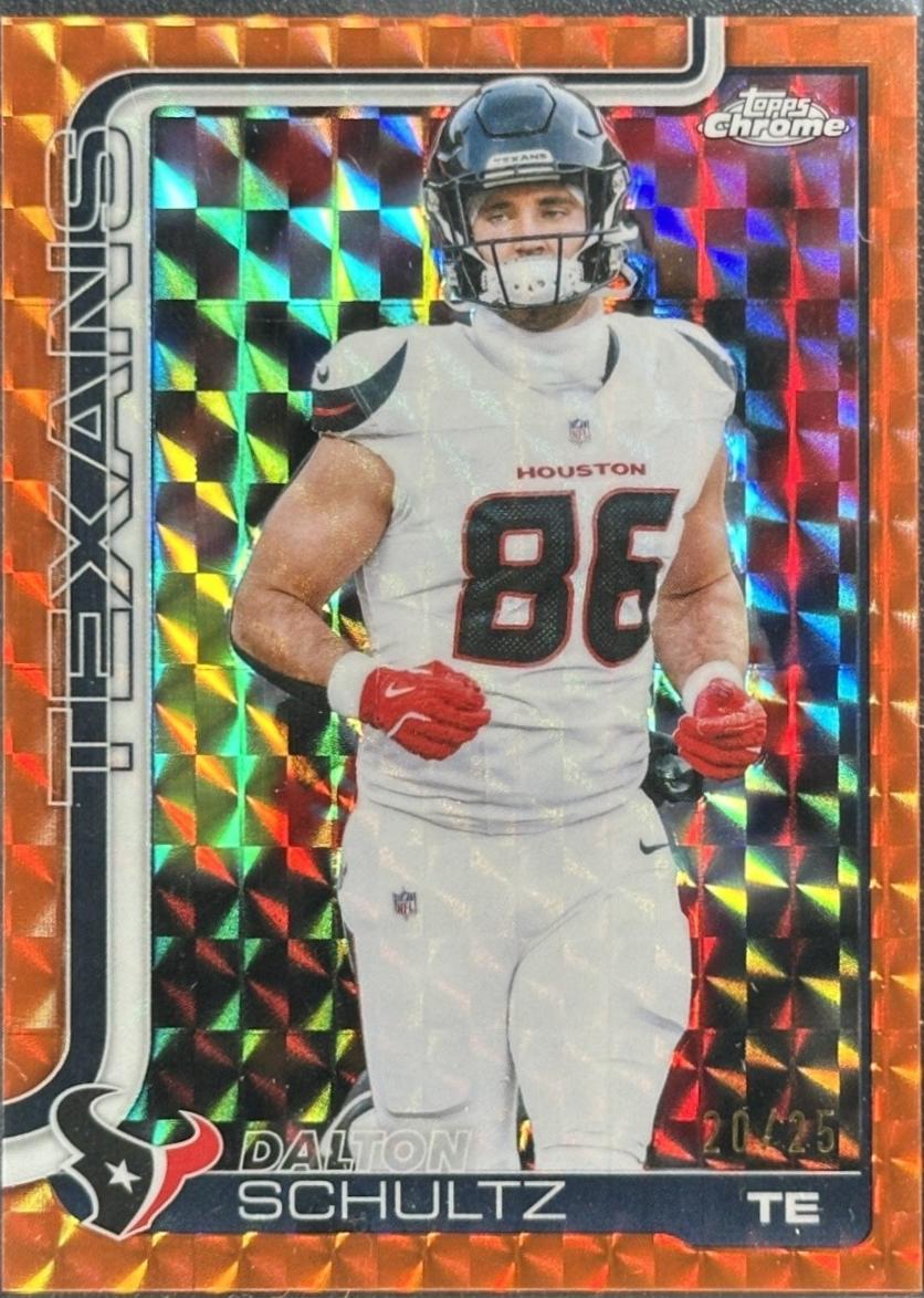 Dalton Schultz [Orange Geometric Refractor] #118