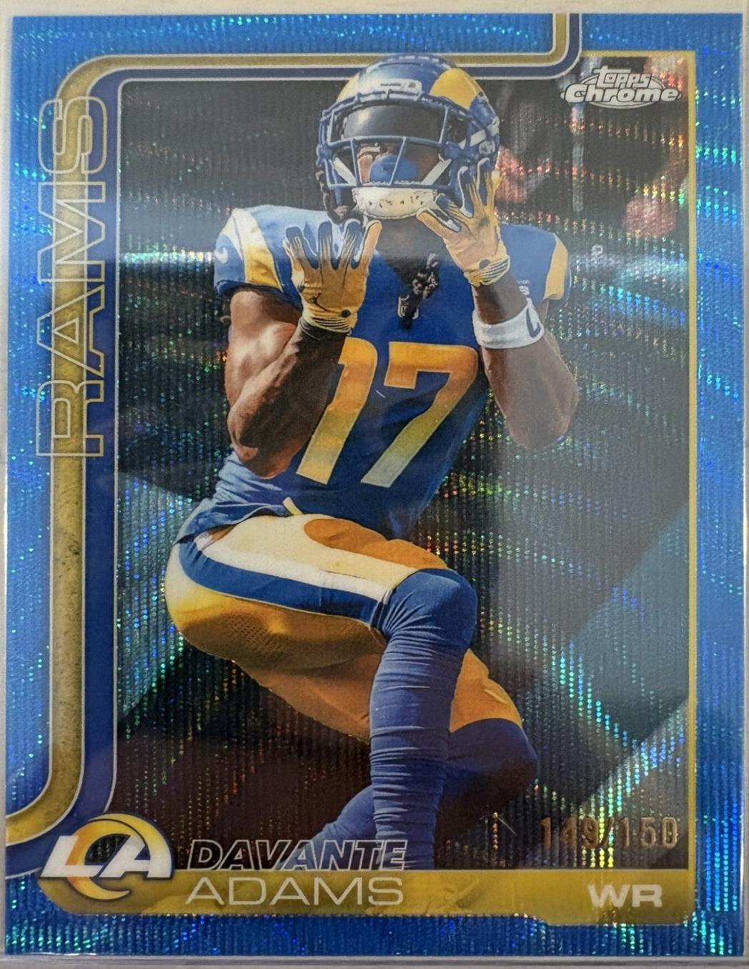 Davante Adams [Blue Wave Refractor] #165
